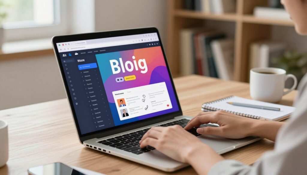 AI blogging