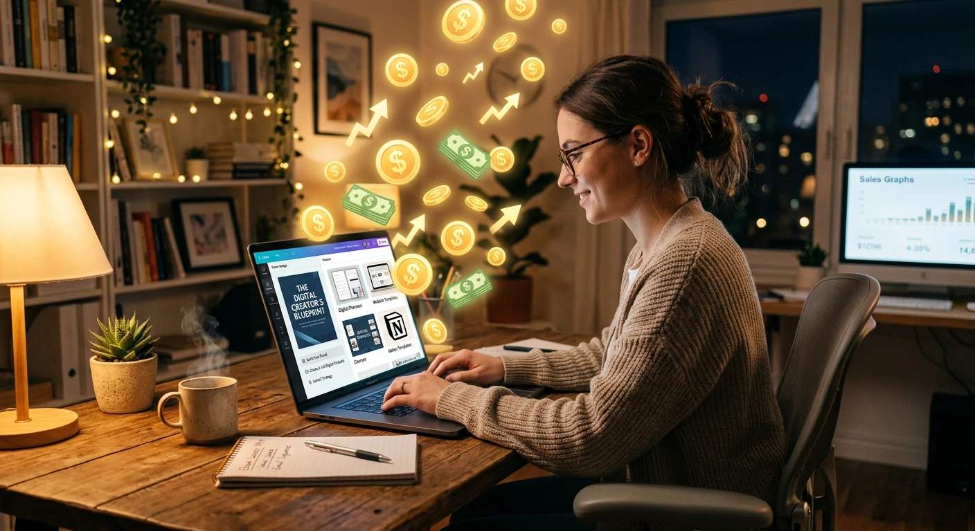 make money on TikTok selling digital products online